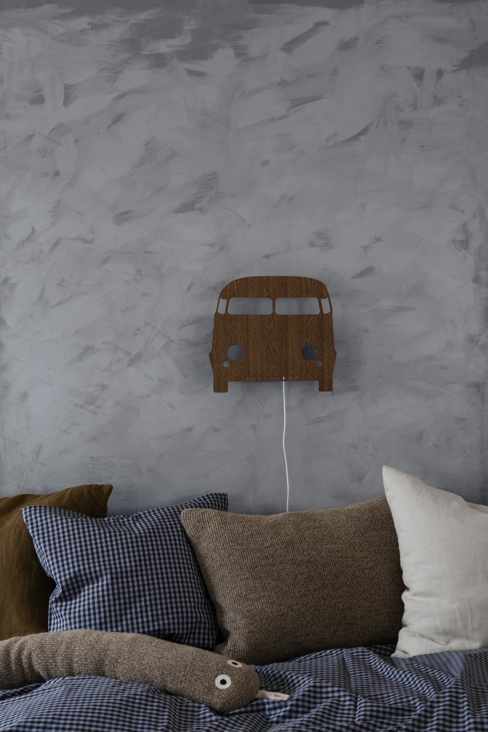 Set de lit junior 100x140 cm, Faded blue-choco Ferm Living