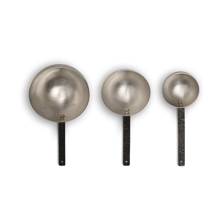 Set de mesure Obra Measuring Spoons 3 pièces - Stainless Steel - Ferm LIVING