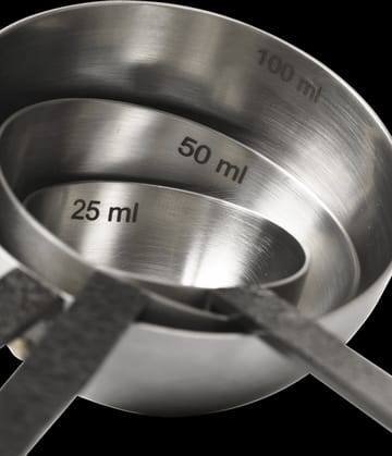 Set de mesure Obra Measuring Spoons 3 pièces - Stainless Steel - ferm LIVING