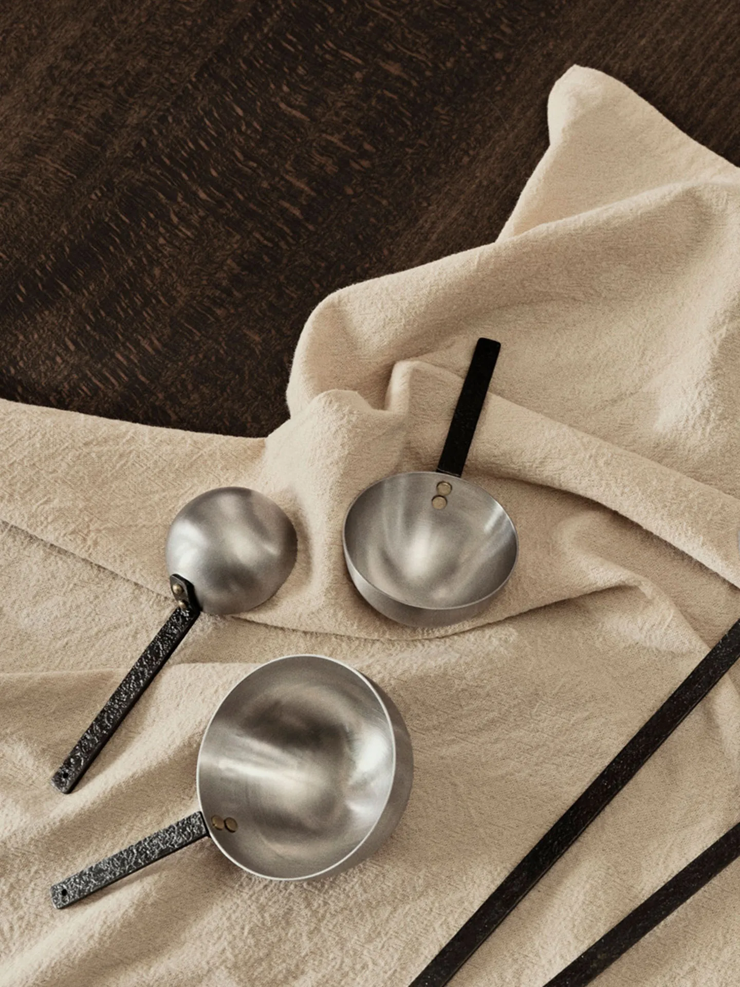 Set de mesure Obra Measuring Spoons 3 pièces, Stainless Steel Ferm Living