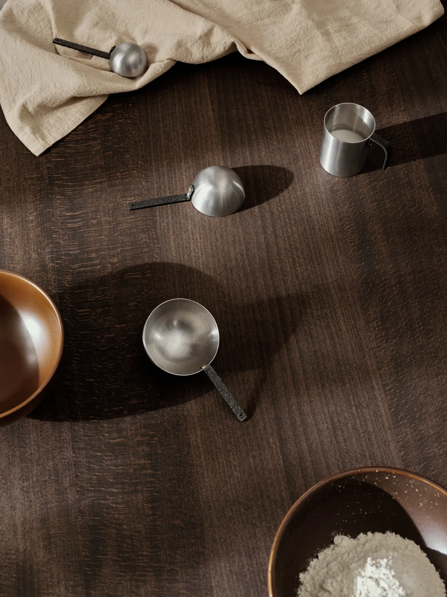 Set de mesure Obra Measuring Spoons 3 pièces, Stainless Steel Ferm Living