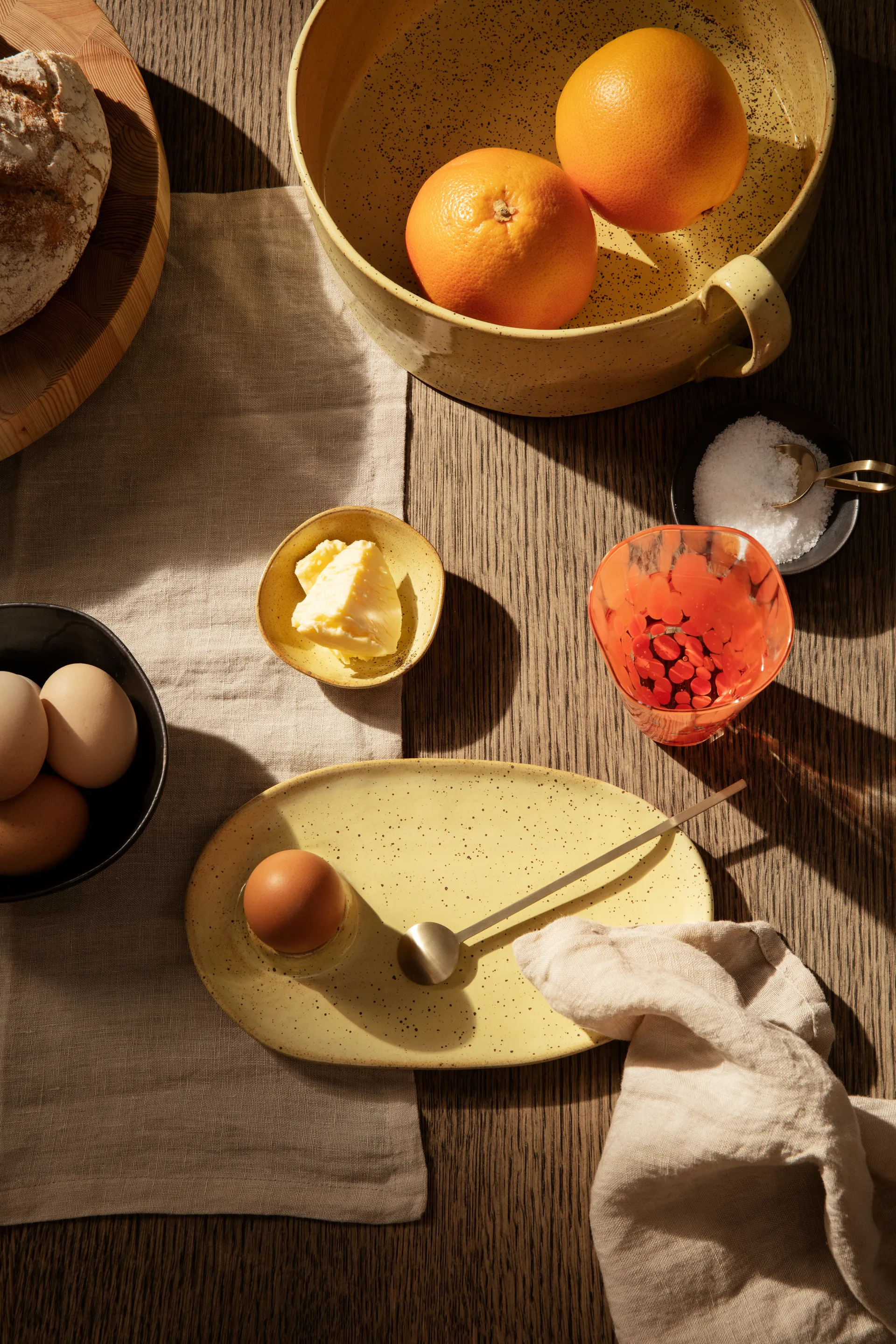 Set de table en lin Ferm Living Lot de 2, Natural Ferm Living