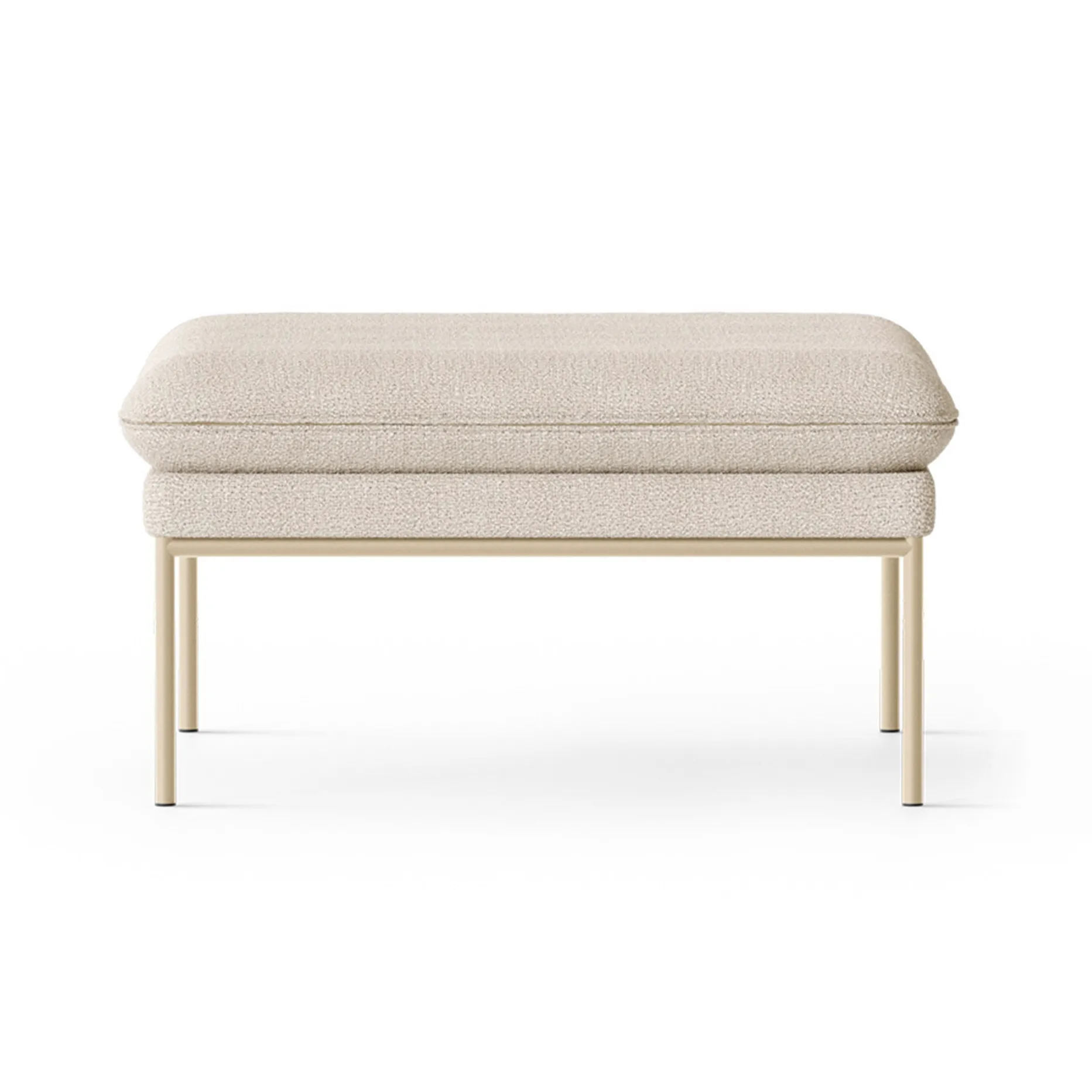 Siège pouf Turn, Cachemire bouclé blanc cassé Ferm Living