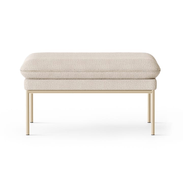 Siège pouf Turn - Cachemire bouclé blanc cassé - ferm LIVING