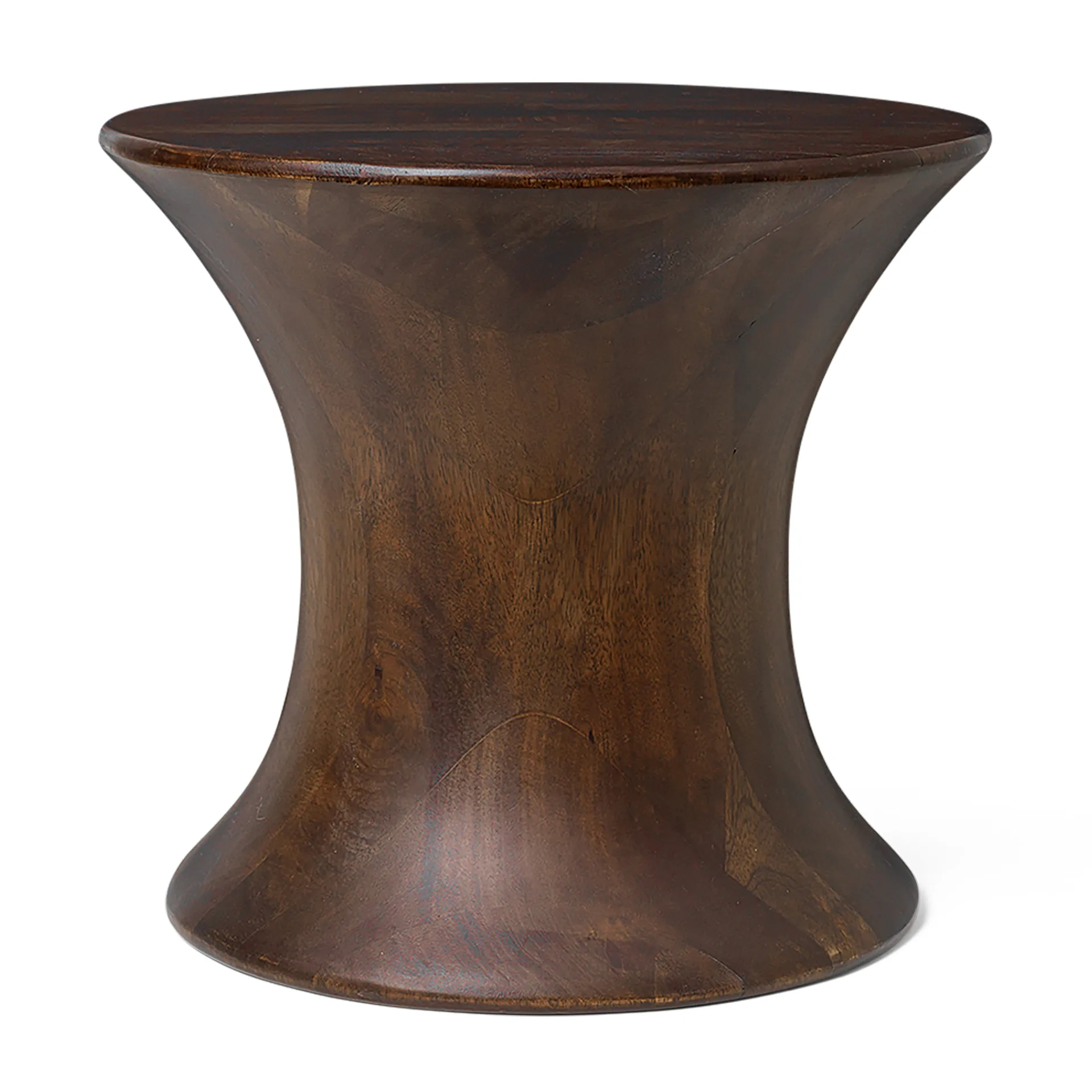 Spin tabouret rond 30 cm, Bois de manguier, Ø33,5x30 cm Ferm Living