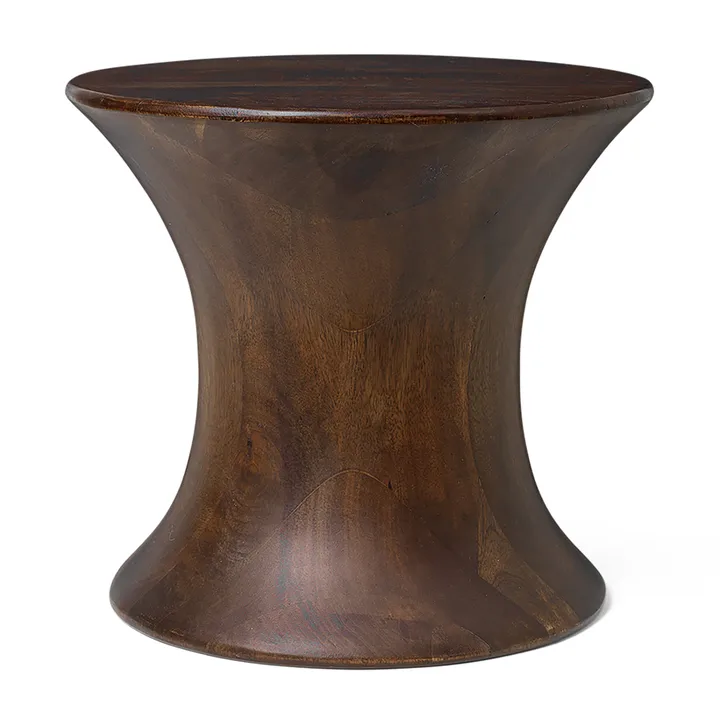 Spin tabouret rond 30 cm - Bois de manguier, Ø33,5x30 cm - Ferm Living
