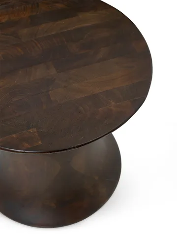 Spin tabouret rond 30 cm - Bois de manguier, Ø33,5x30 cm - Ferm Living