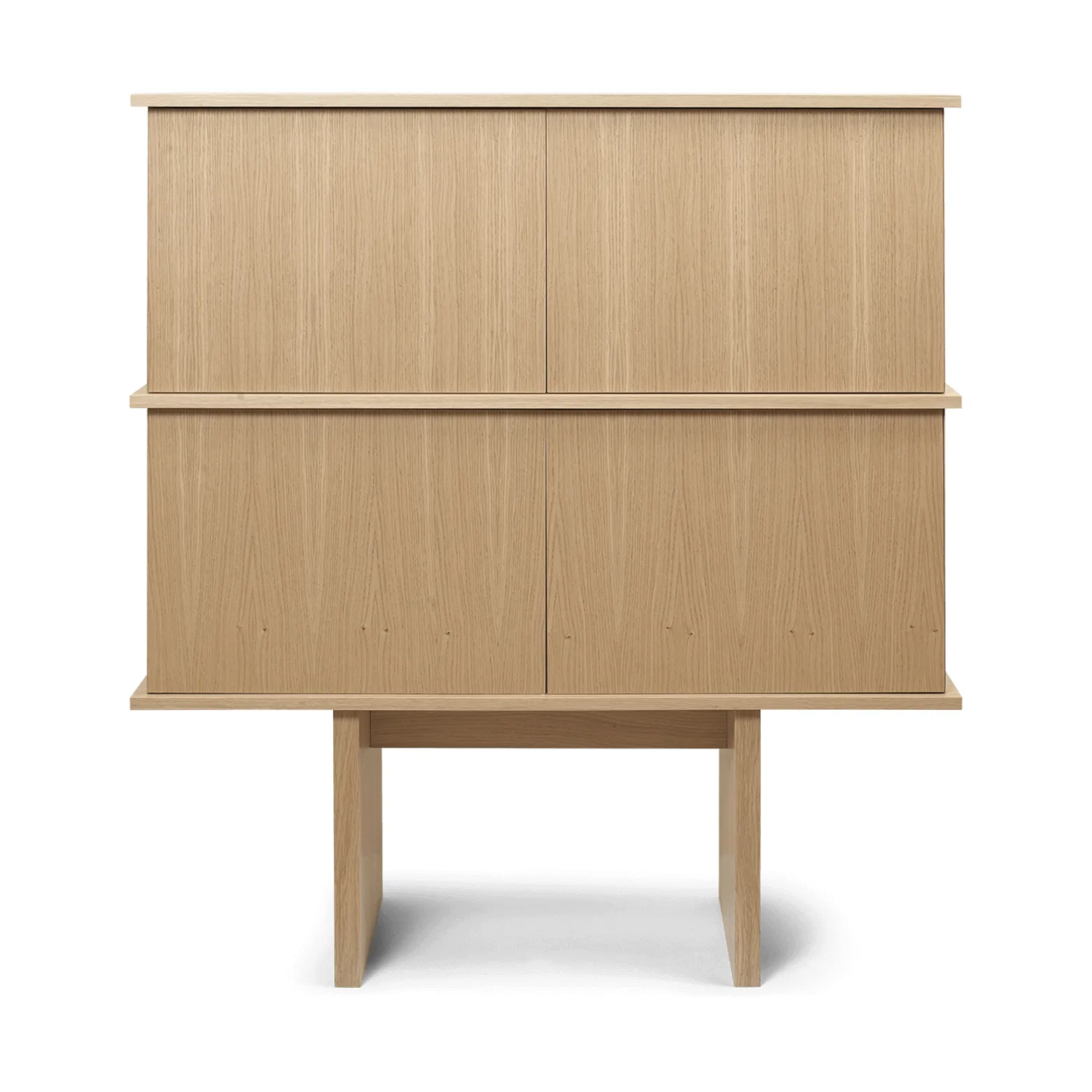 Stilt sideboard double 109x100 cm, Natural oak Ferm Living