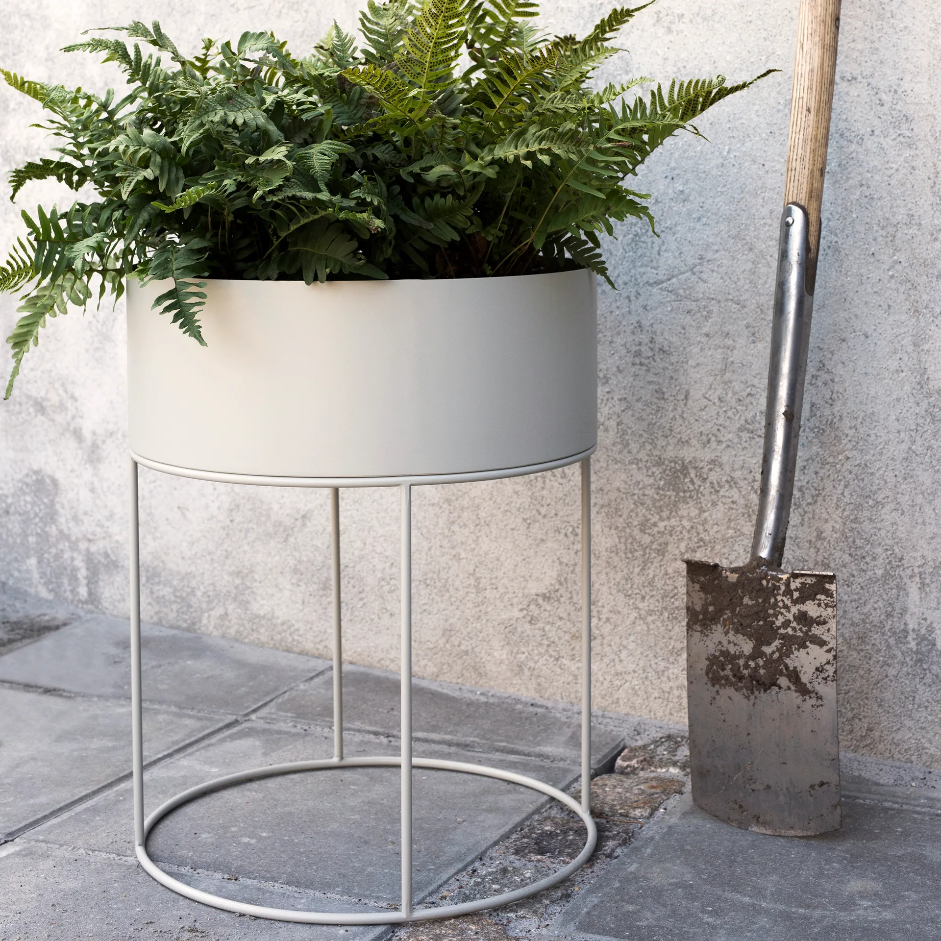 Support Ferm Living Plant Box rond, Cashmere Ferm Living