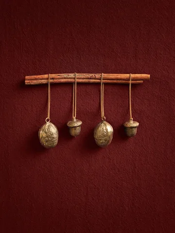 Suspension décorative Acorn, lot de 2 - Laiton - Ferm Living
