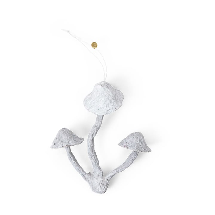 Suspension pour sapin de Noël Mushroom ornament - Faded white - Ferm LIVING