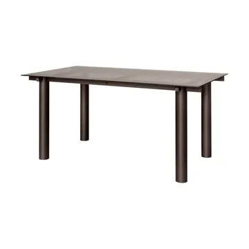 Table à manger Atura - Chocolat noir-verre teinté foncé, 90x160 cm - Ferm Living
