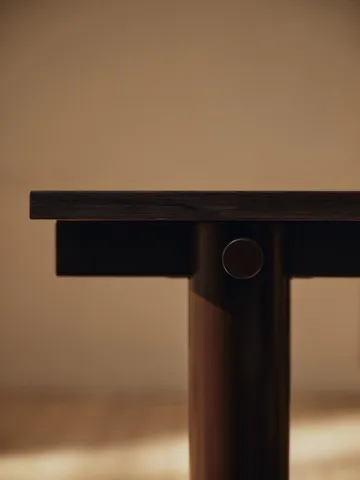 Table à manger Atura - Dark chocolate-chêne teinté foncé, 90x200 cm - Ferm Living