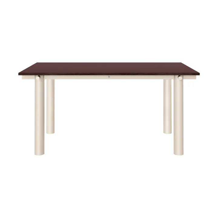 Table à manger Atura - Light cashmere-burgundy, 90x160 cm - Ferm Living