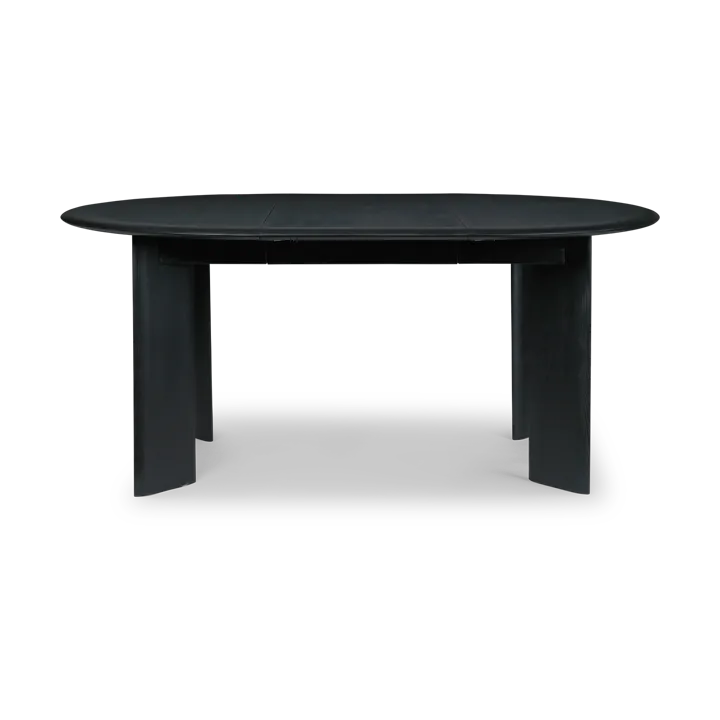 Table à manger Bevel Extendable - Hêtre huilé noir, inclut 2 rallonge - Ferm Living
