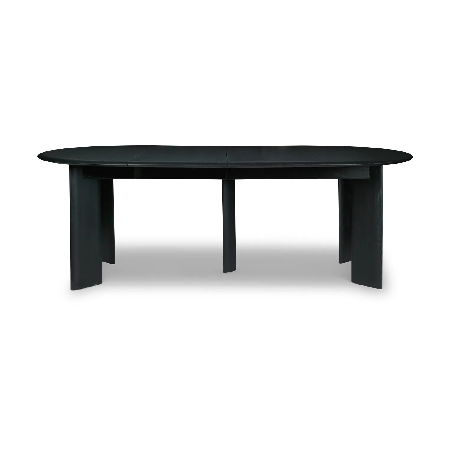 Table à manger Bevel Extendable, Hêtre huilé noir, inclut 2 rallonge Ferm Living