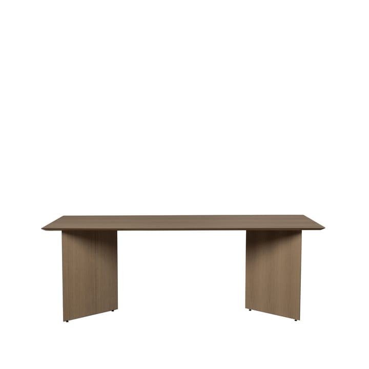 Table à manger Mingle - oak dark stained, 210cm, pieds en angle chêne foncé - Ferm LIVING