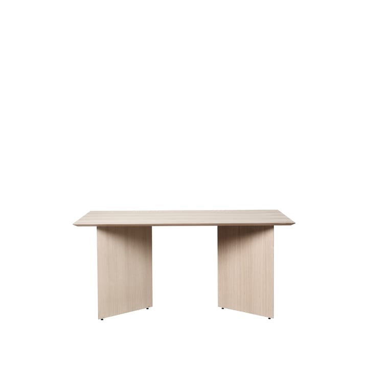 Table à manger Mingle - oak natural veneer, 160cm, pieds en angle chêne - Ferm LIVING