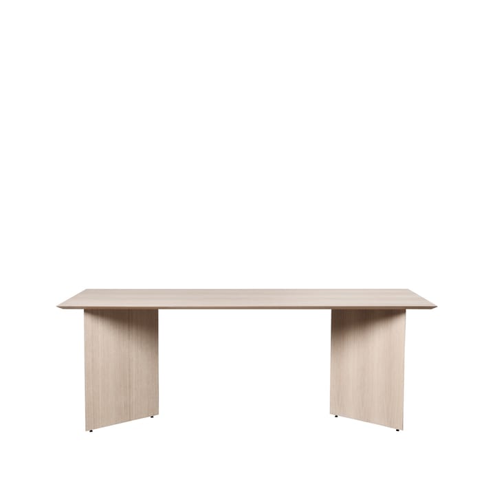 Table à manger Mingle - oak natural veneer, 210cm, pieds en angle chêne - ferm LIVING