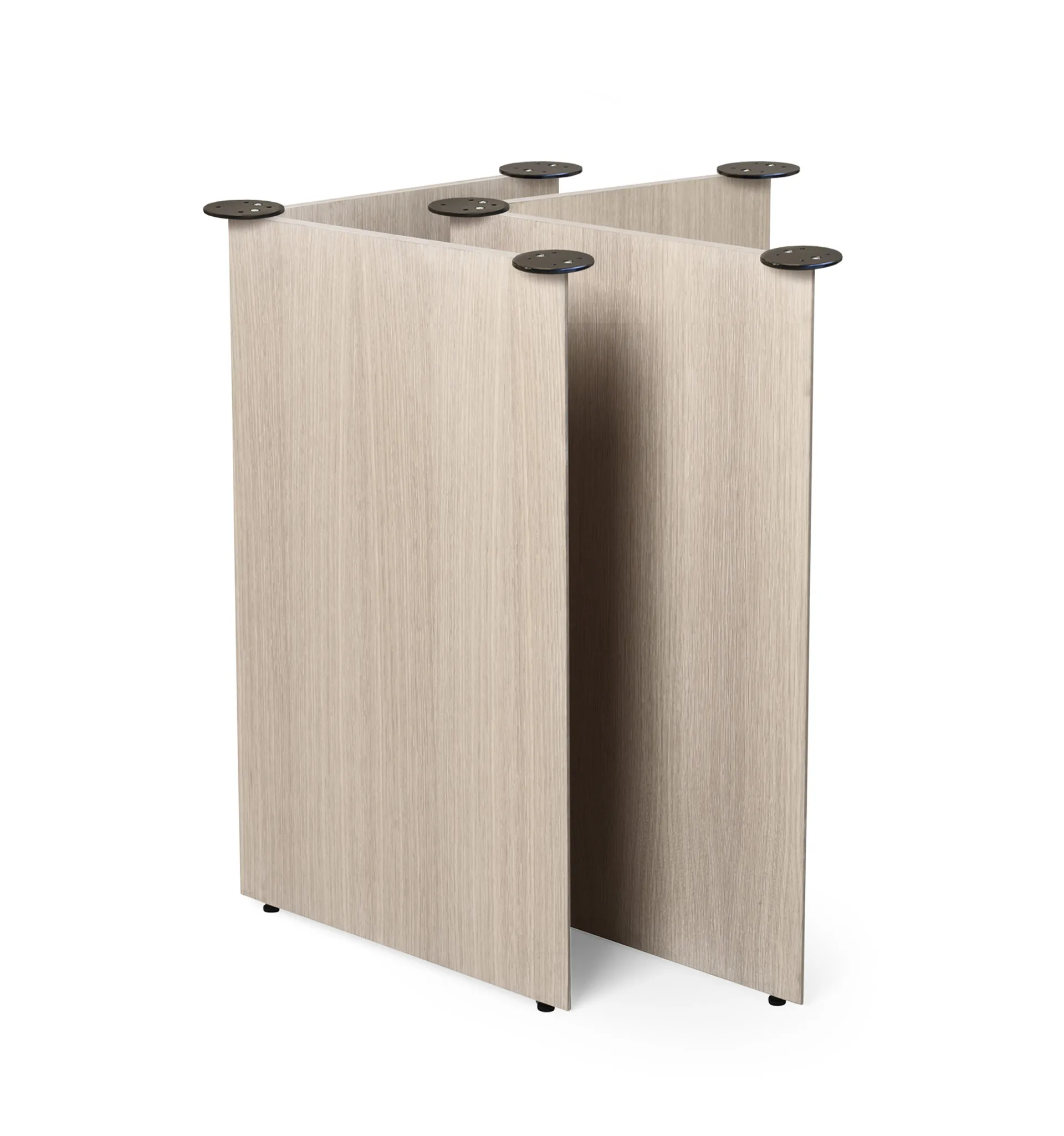 Table à manger Mingle ovale, oak natural veneer, pieds en angle chêne Ferm Living