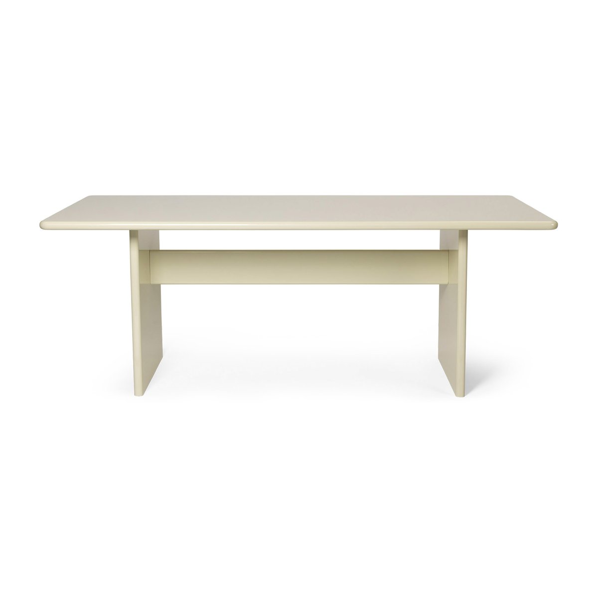 ferm LIVING Table à manger Rink small 200x90x74 cm Eggshell
