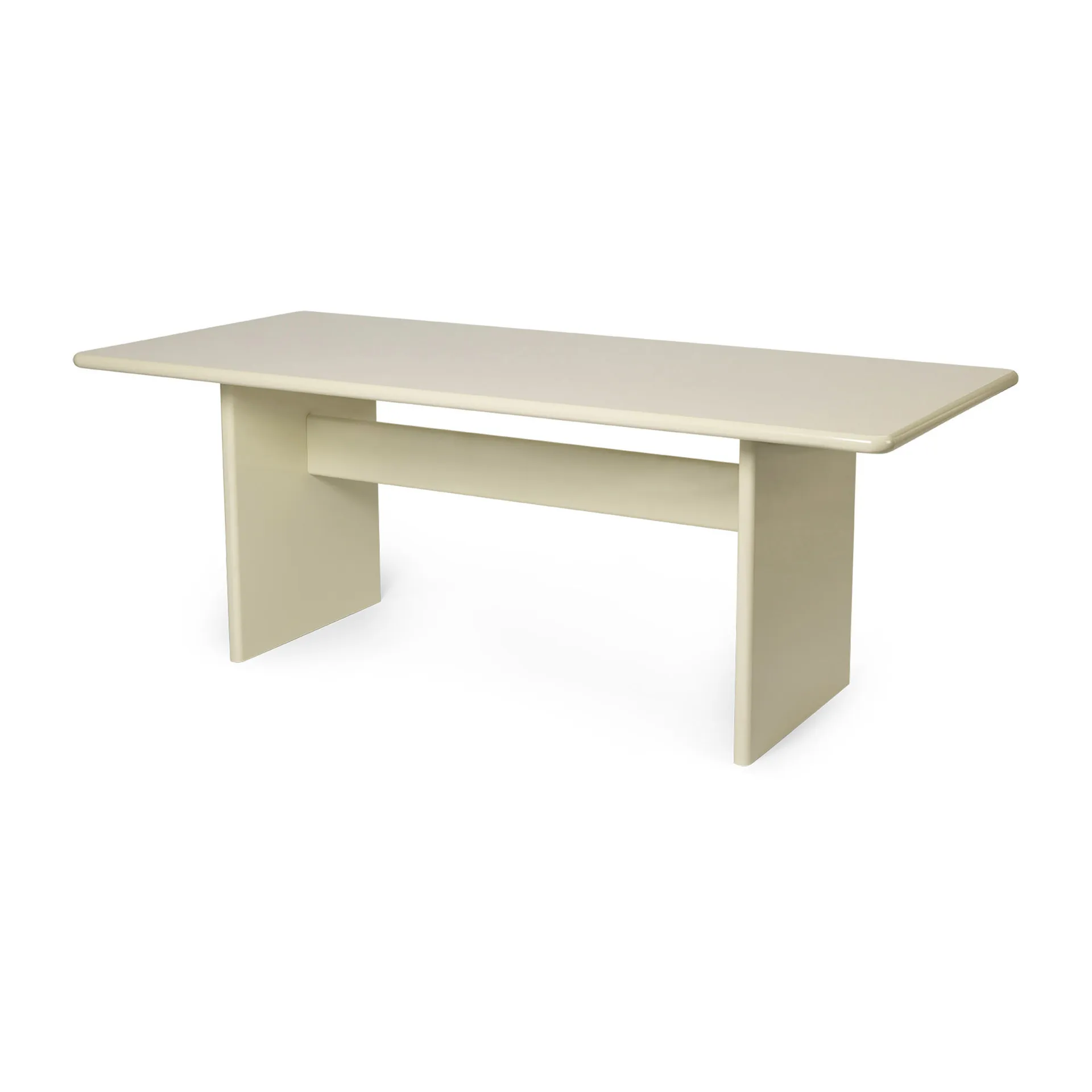 Table à manger Rink small 200x90x74 cm, Eggshell Ferm Living