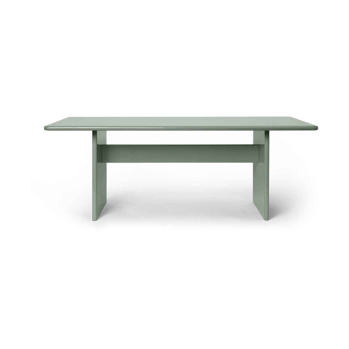ferm LIVING Table à manger Rink small 200x90x74 cm Tea green