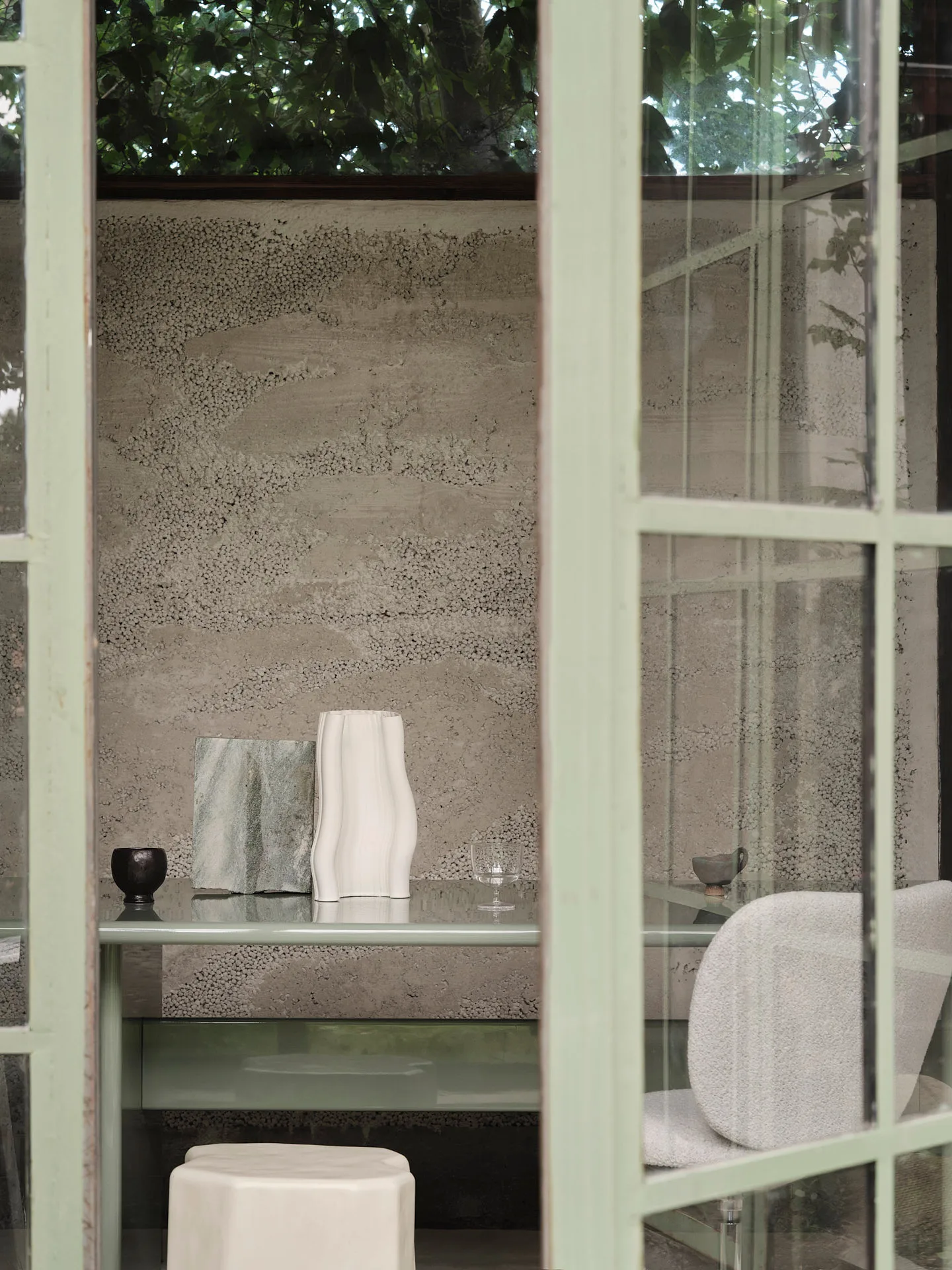 Table à manger Rink small 200x90x74 cm, Tea green Ferm Living