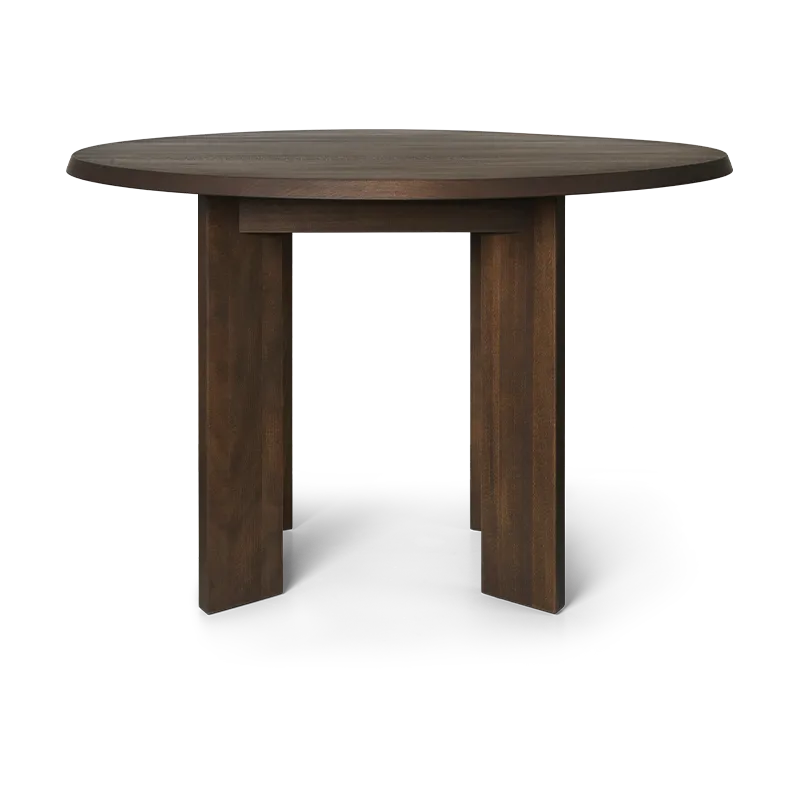 Table à manger Tarn 104,6x113,5 cm, Bois de hêtre foncé teinté Ferm Living