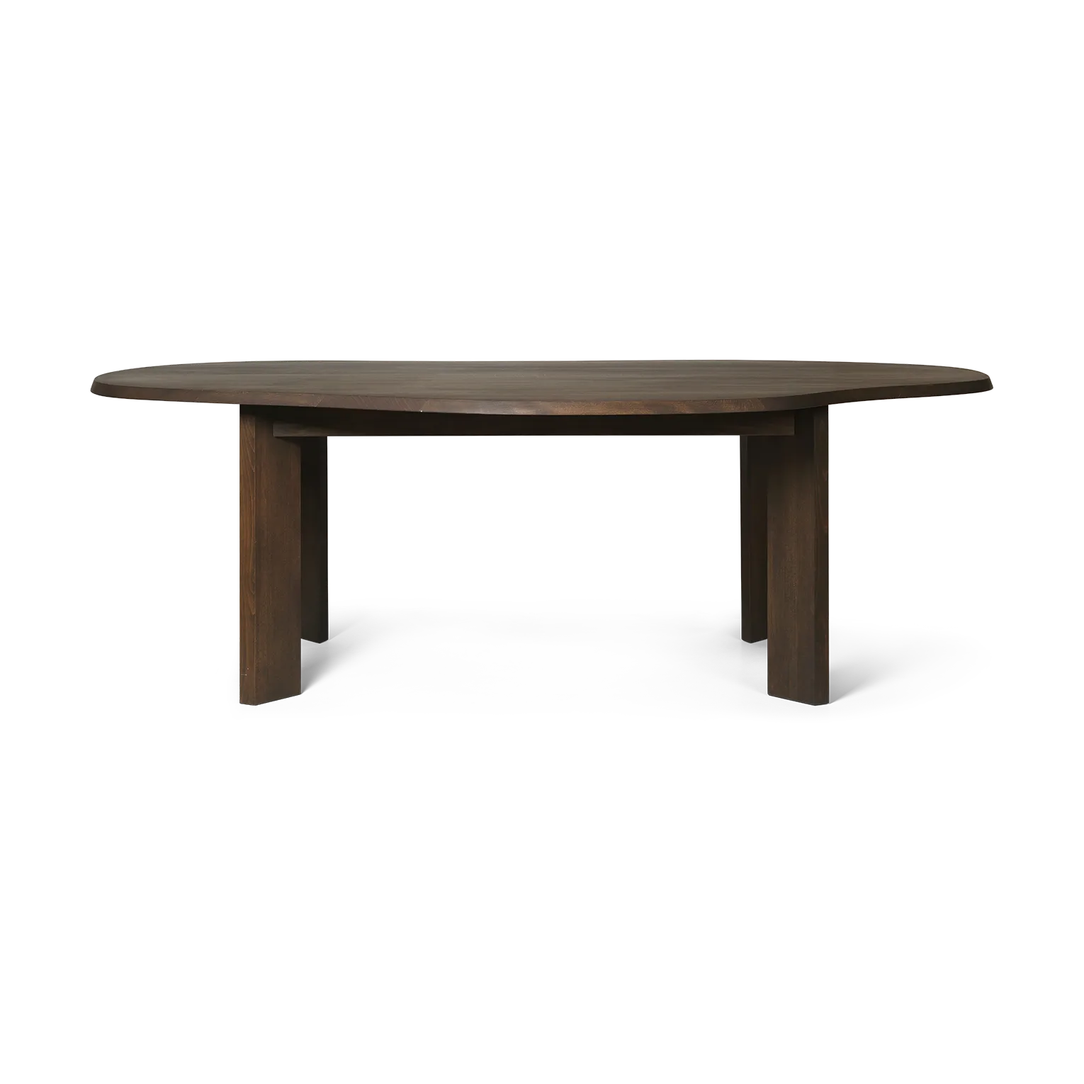Table à manger Tarn 118,5x220 cm, Bois de hêtre foncé teinté Ferm Living