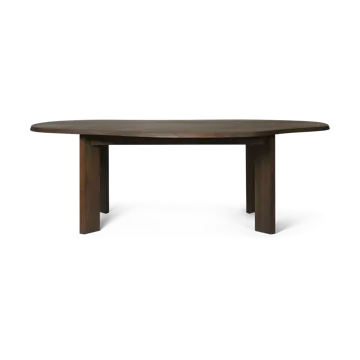 Table à manger Tarn 118,5x220 cm - Bois de hêtre foncé teinté - Ferm Living