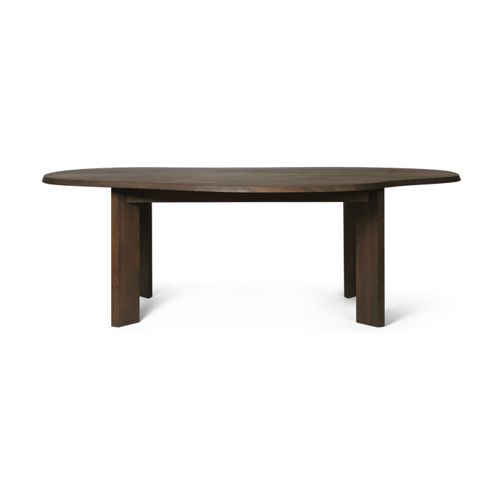Table à manger Tarn 118,5x220 cm - Bois de hêtre foncé teinté - Ferm LIVING