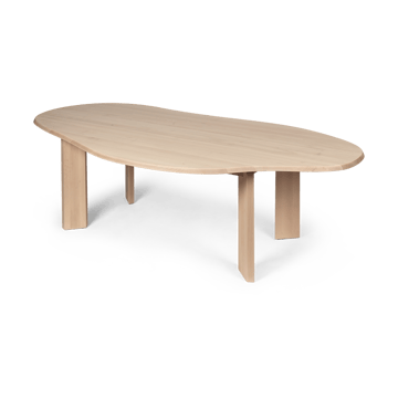 Table à manger Tarn 118,5x220 cm - White Oiled Beech - Ferm Living