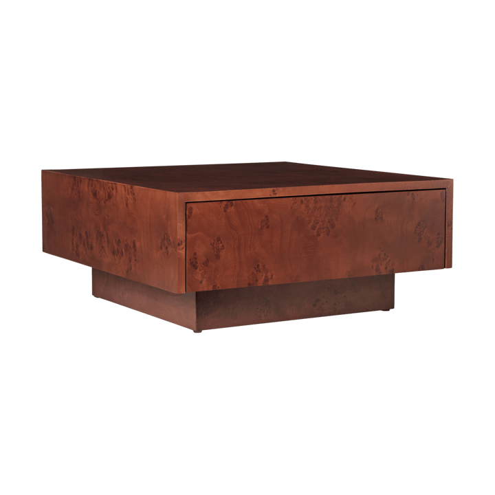 Table basse Burl storage 70x70 cm - Dark stained burl - Ferm Living