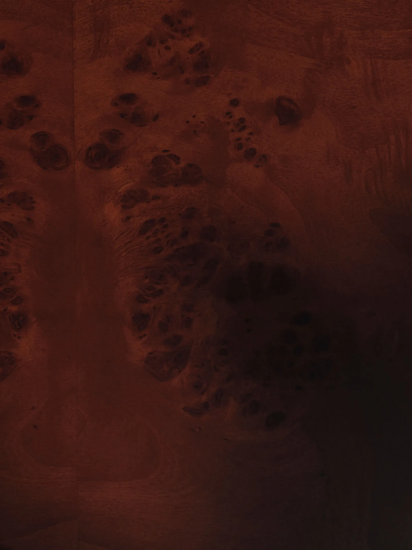 Table basse Burl storage 70x70 cm, Dark stained burl Ferm Living