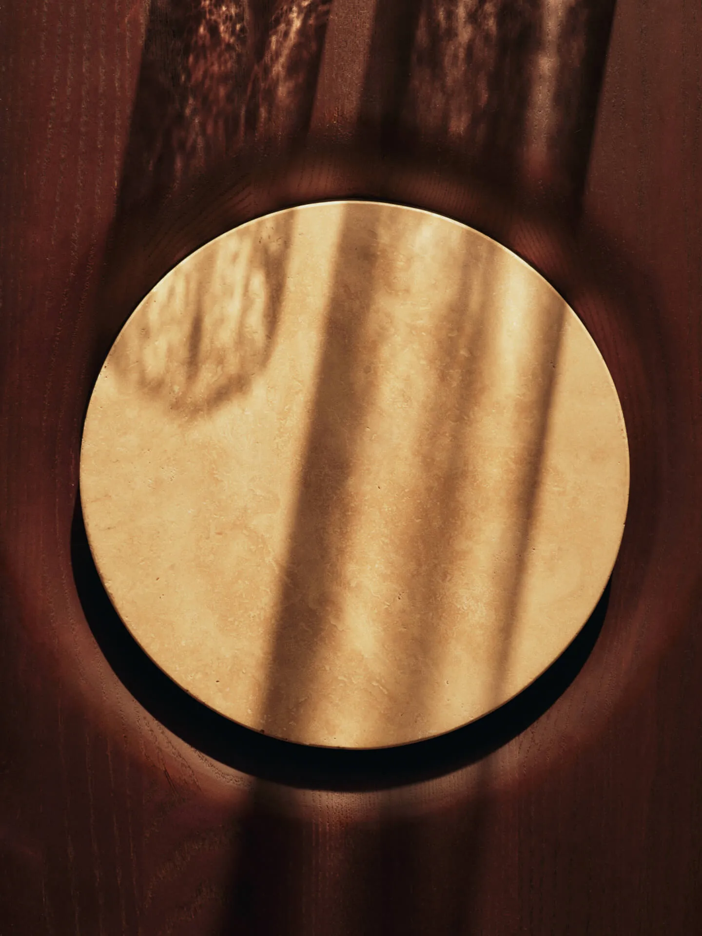 Table basse Grova, Travertin, 155x55x34 m Ferm Living