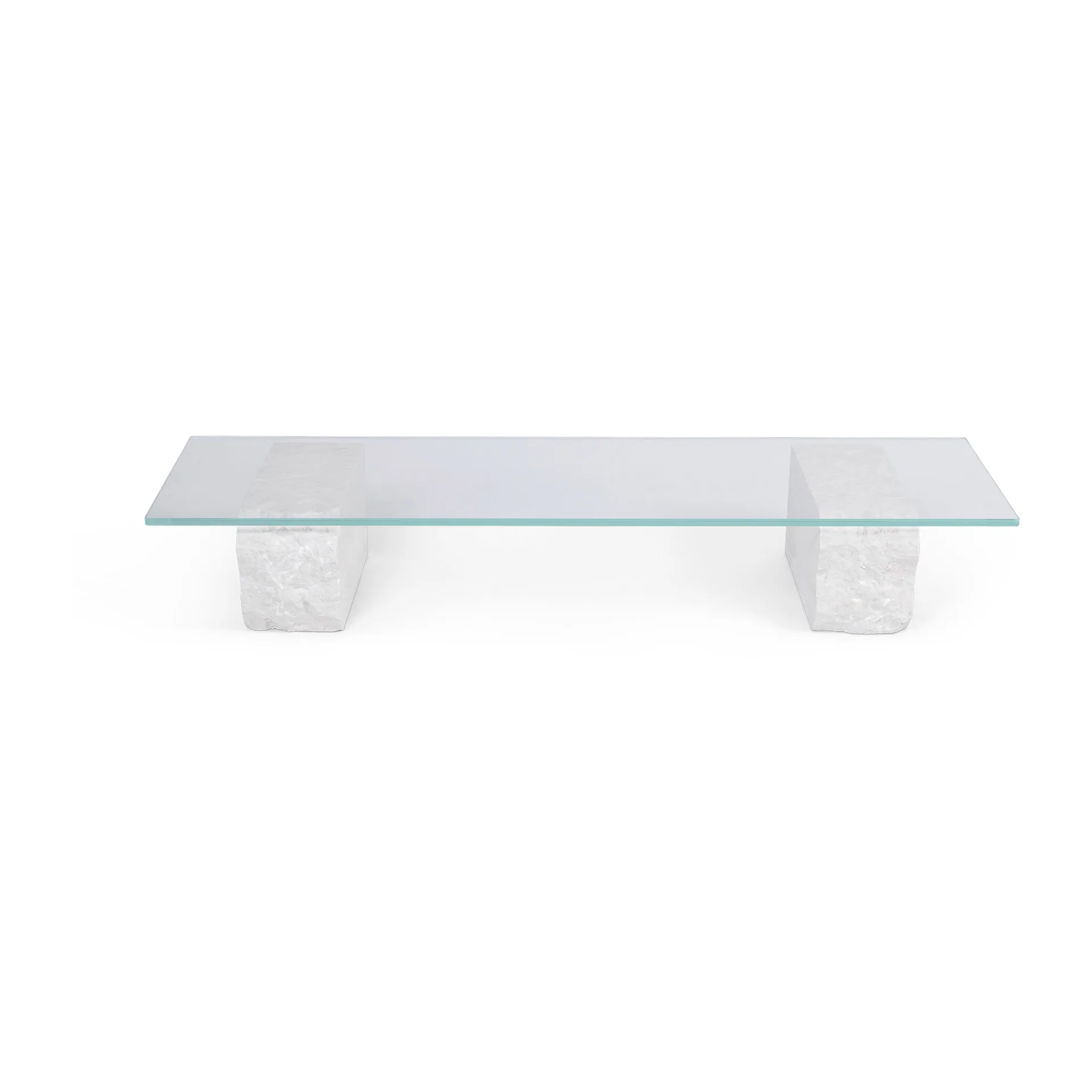 Table basse Mineral 46x160 cm, Bianco curia Ferm Living