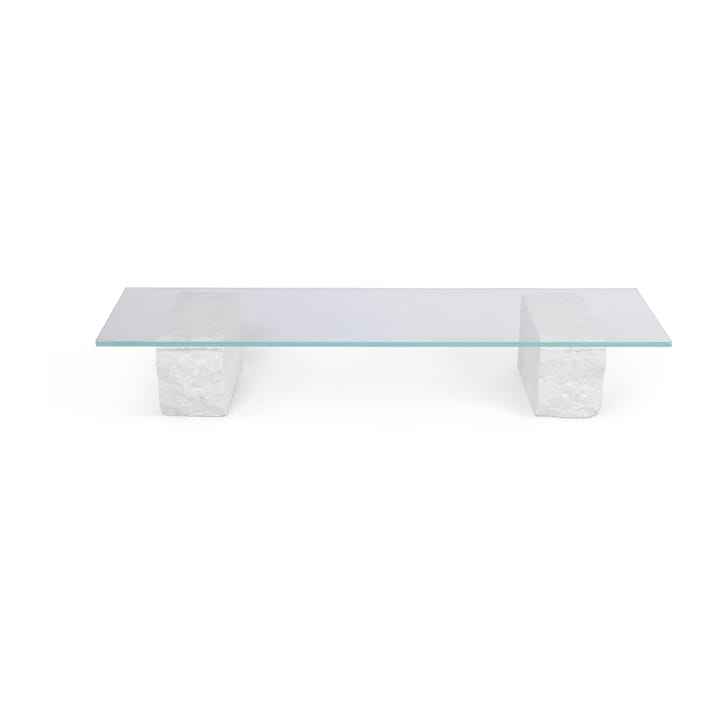 Table basse Mineral 46x160 cm - Bianco curia - ferm LIVING