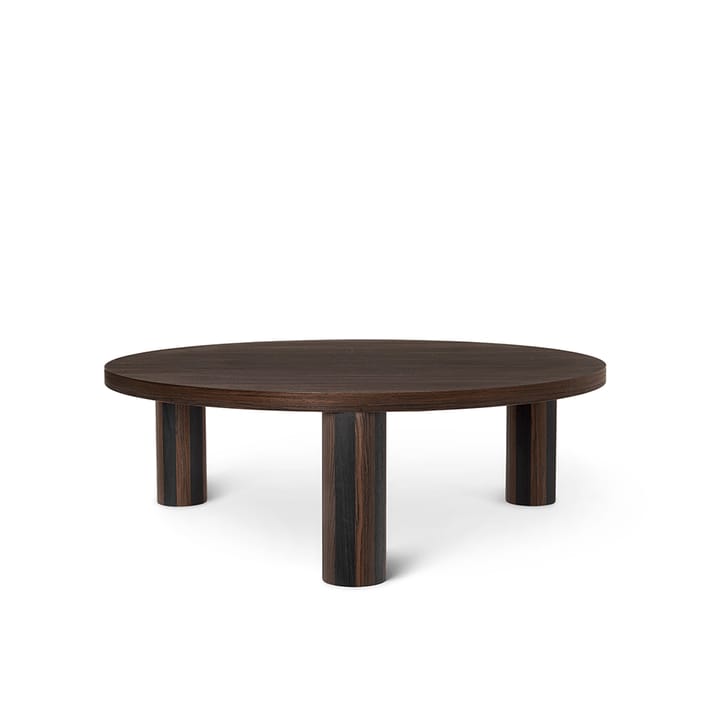 Table basse Post - oak smoked, large, lines - ferm LIVING