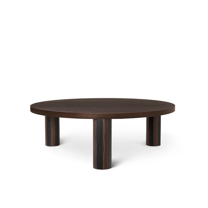 Table basse Post - oak smoked, large, lines - Ferm LIVING