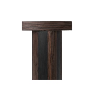 Table basse Post - oak smoked, large, lines - ferm LIVING