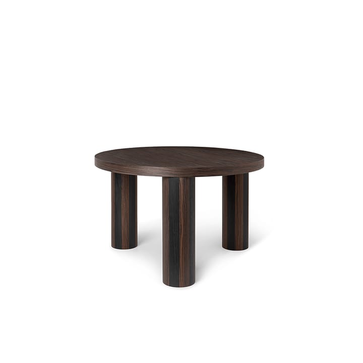 Table basse Post - oak smoked, small, lines - ferm LIVING