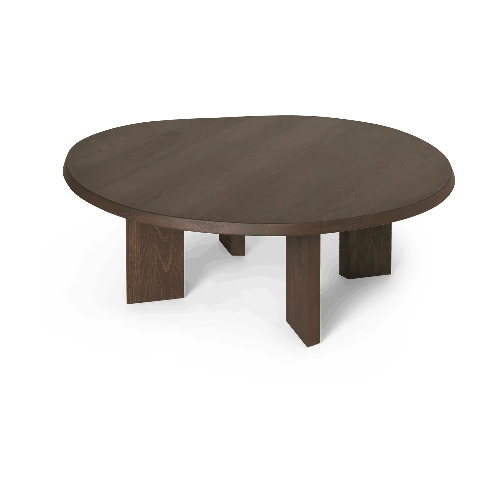 Table basse Tarn 107,6x108,1 cm, Dark stained beech Ferm Living
