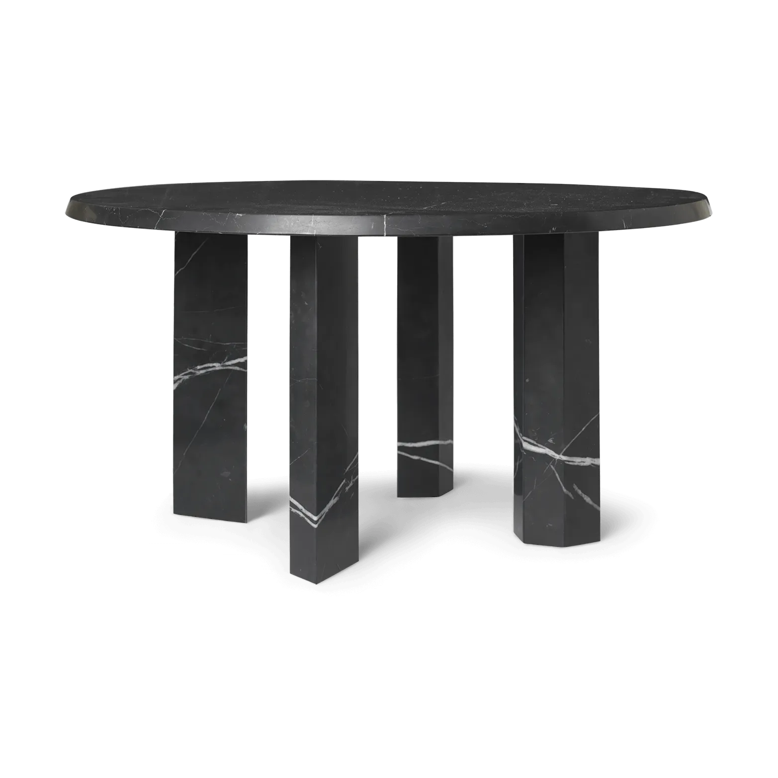Table basse Taula Ø67x35 cm, Black Ferm Living