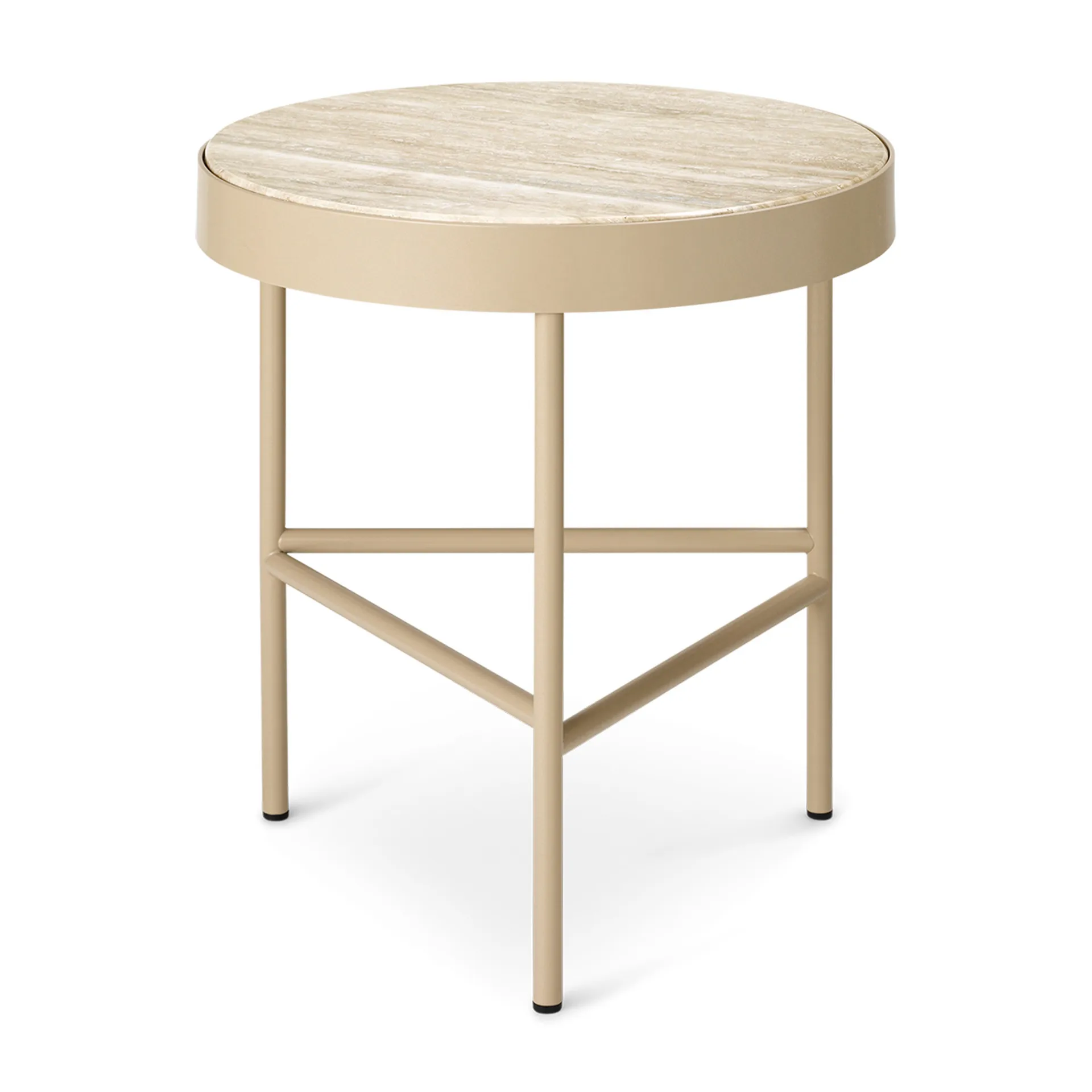 Table basse Travertin Ø40 cm, Cashmere Ferm Living
