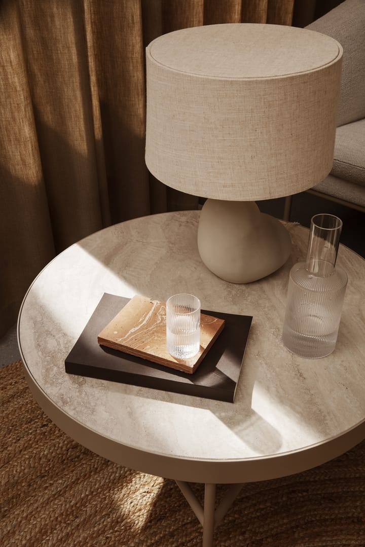 Table basse Travertin Ø70,5 cm, Cashmere Ferm Living