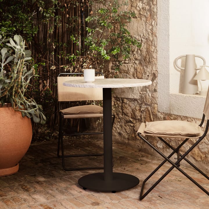 Table bistrot Mineral - blanc, marbre bianco curia - ferm LIVING