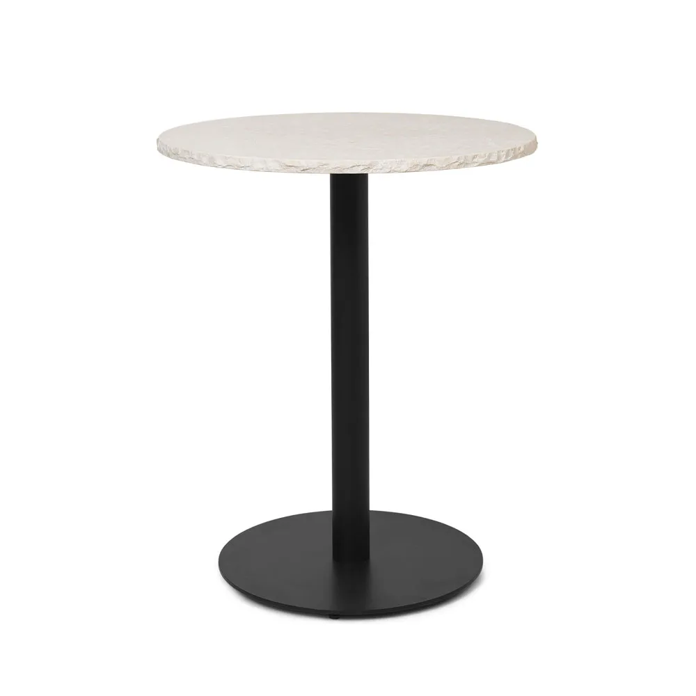 Table bistrot Mineral, blanc, marbre bianco curia Ferm Living
