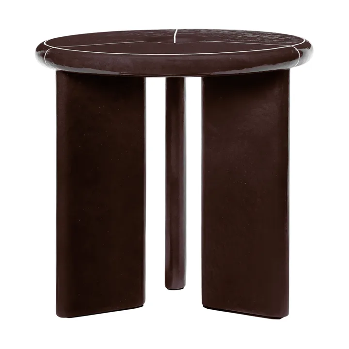 Table d'appoint Deya Ø47x45 cm - Chestnut brown - Ferm Living