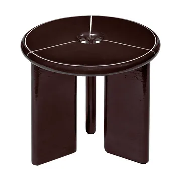 Table d'appoint Deya Ø47x45 cm - Chestnut brown - Ferm Living